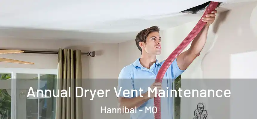 Annual Dryer Vent Maintenance Hannibal - MO